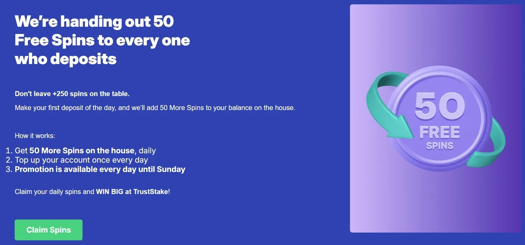 50 Free Spins